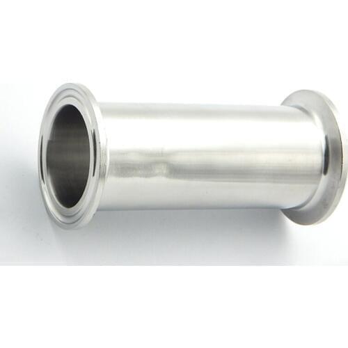 51mm OD 304 Stainless Steel Pipe Sanitary Spool Tube Length 204mm 8" For Homebrew Fit 2" Tri Clamp