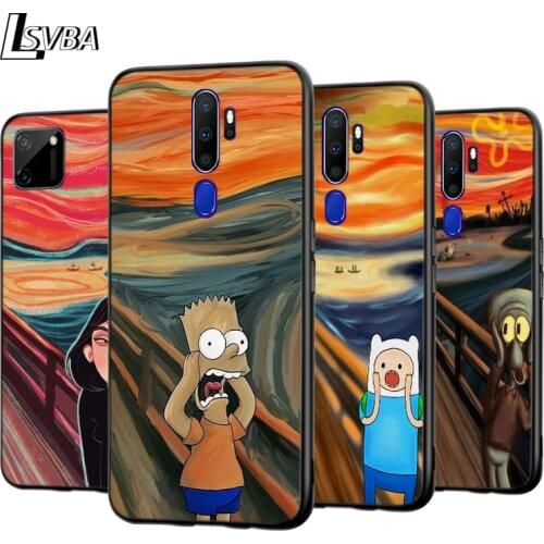 Van Gogh Art shouted For OPPO A5 A9 A7 A11X A1K A12 A12E A31 A32 A53 A53S A72 A73 A93 AX7 Pro 2020 2018 5G Phone Case