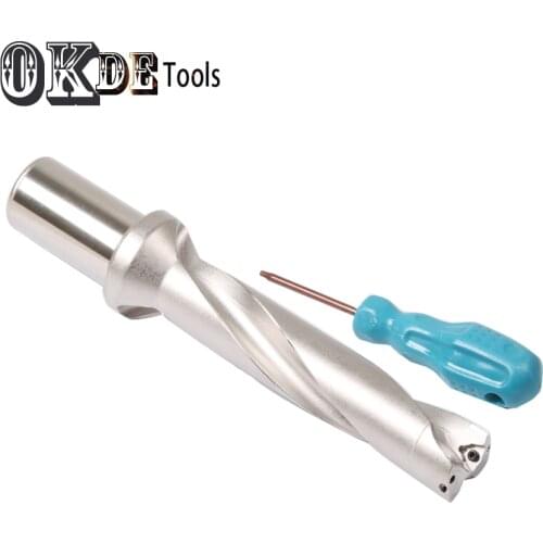 High quality 3D 40.5mm- 59.5mm shallow Power WCMX insert indexable drills WC U drills triangle coolant drilling