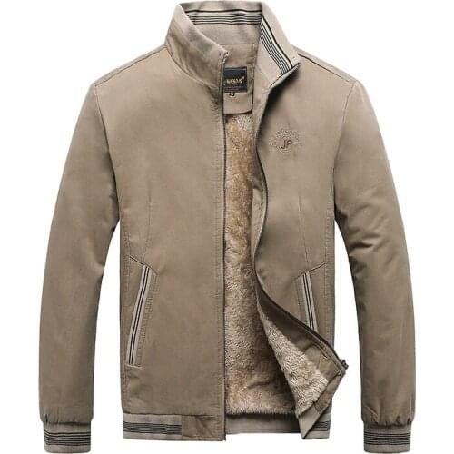 M-5XL Winter Jacket Men 2021 Autumn Men Jackets 100% Cotton Casual Solid Fashion Vintage Warm Vestes Coats High Quality