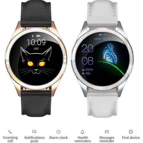 Women Lady Smart Watch Heart Rate Monitor Bluetooth Wristwatch Message Reminder for Samsung iPhone Huawei Motorola E G