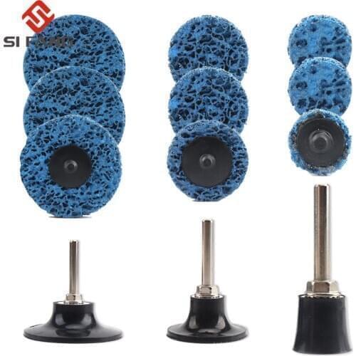 12pcs 3 size strip disc Quick Change Roloc Easy Strip & Clean Grinding Wheels+1pc Lock Sanding Disc for Rust Removal