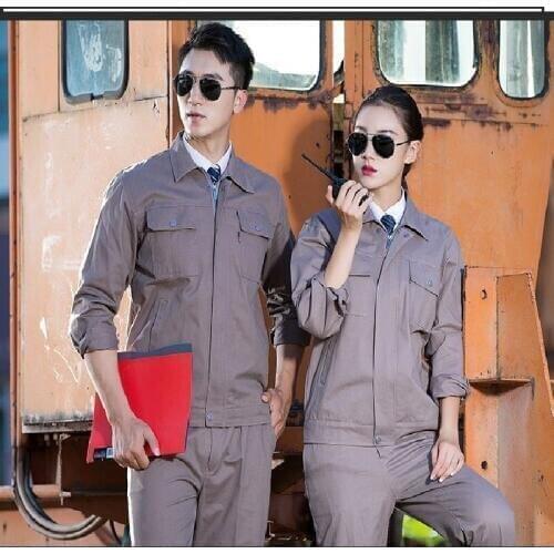 2019Cotton repair clothing workwear clothes men women overalls for workmen work uniform car workshop suit factory labor uniform