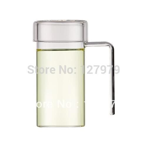 280ml Heat resistant glass cup water cup tea cup Coffee cup teacup kettle with cover and handle