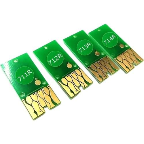 4 Color T0711 -T0714 Compatible ARC Chip For BX300F BX310FN BX3450F BX600FW BX610FW B40W Printer 711R Refill Ink Cartridges