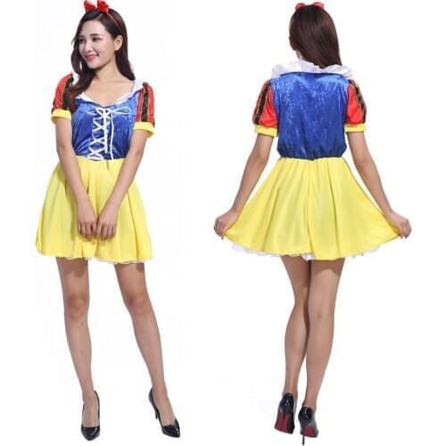 AliExpress new Halloween costumes for adults Dlancanieve dress stage costumes masquerade cosplay costume