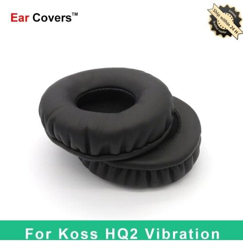 Ear Pads For Koss HQ2 Vibration Headphone Earpads Replacement Headset Ear Pad PU Leather Sponge Foam