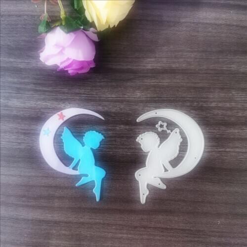 Angel moon Metal Cutting Dies for DIY Scrapbooking Album Paper Cards Decorative Crafts Embossing Die Cuts