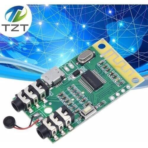 Bluetooth 4.2 audio transmitter receiver board 3.7V~5V 10M Distance MP3 decoding wireless module Speakers diy 3.5mm audio