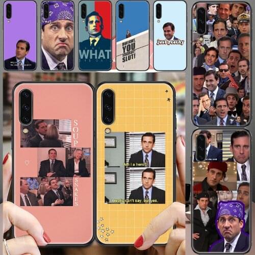 The Office Michael Scott Phone case For Samsung Galaxy A 3 5 7 8 10 20 21 30 40 50 51 70 71 E S 2016 2018 4G black soft cover