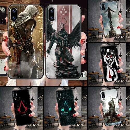 Assassins Creed Game Phone Case For Huawei Honor 6A 7A 7C 8A 8X 8 9 9X 10 10i 20 Lite Pro black fashion prime trend cell cover