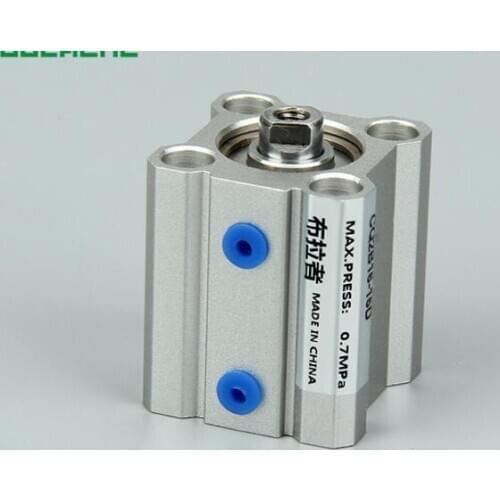 CQ2B/CDQ2B with magnet bore 32mm stroke 5/10/15/20/25/30/35/40/45/50mm Double Acting single rod compact air actuated cylinders