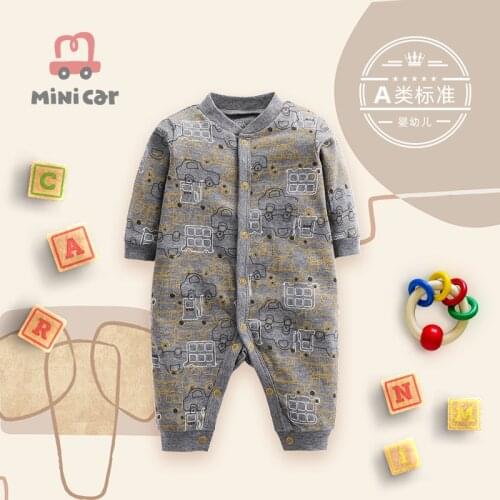 Childrens wear, baby babys one-piece clothes, babys hip-hop clothes, climbing clothes, spring and autumn long clothes, mens