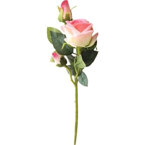 Rose flannel imitation flower products home decoration silk flower home decore fall decorations artifical flowers office decor