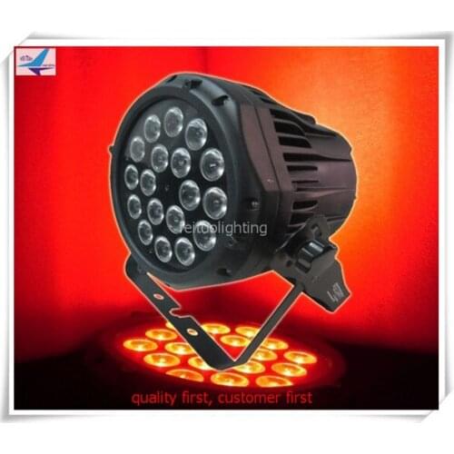 China aliexpress 18x10w rgbw 4in1 par led waterproof ip65 led par 64 stage effect lamp for DJ disco club party dj