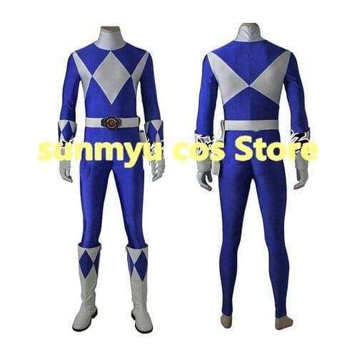 Kyoryu Sentai Zyuranger Dan Blue Cosplay Costume,Custom Size Halloween