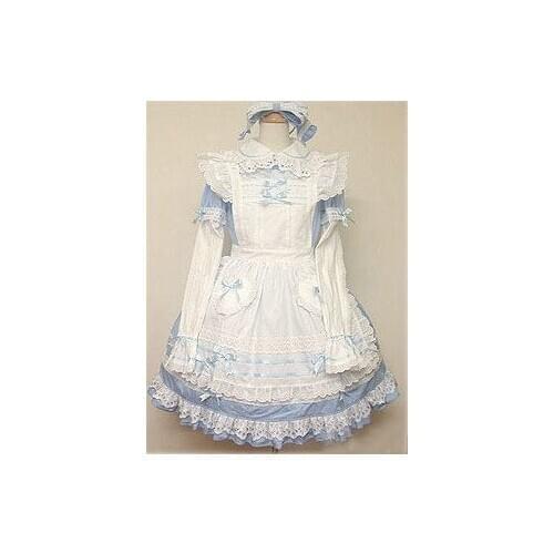 LLT035) Lolita Dresses Long Sleeve Sweet Lolita Short Dress Ball Gown Fancy Prom Dress Halloween Party Masquerade Costume