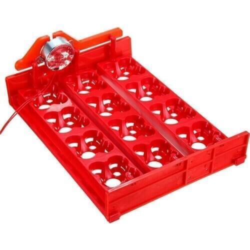 New 12 Chicken Eggs Turner for Automatic Duck Quail Bird Poultry Egg Incubator Tray