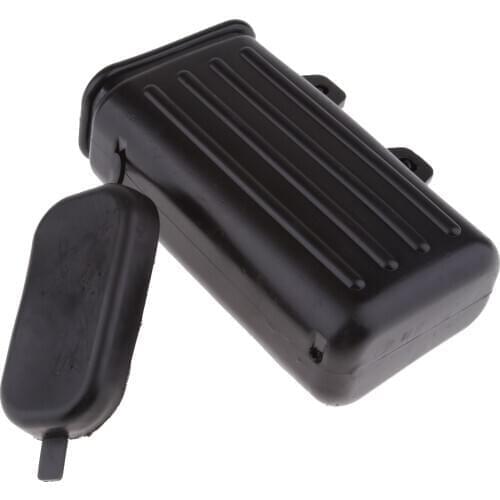 Portable Motorcycle Tool Box Holder Organizer Tray for Suzuki for Djebel DR250 TW200 TW225 Motorbikes, Black