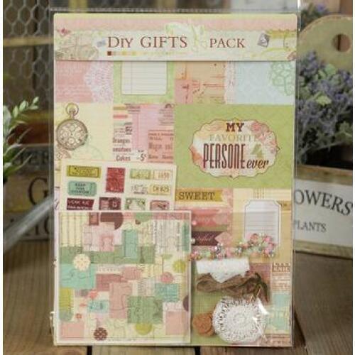 Hand Creative Scrapbook Origami Decorative Accessories Album Material Package Origami DIY Gift Package Material GP