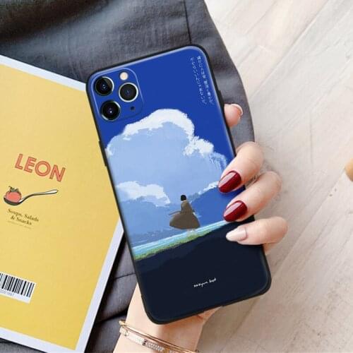 Dazai osamu bungo stray dogs manga silicone Phone Case FOR iPhone Se 6 6s 7 8 Plus X Xr Xs 11 12 Mini Pro Max Glass Cover Shell