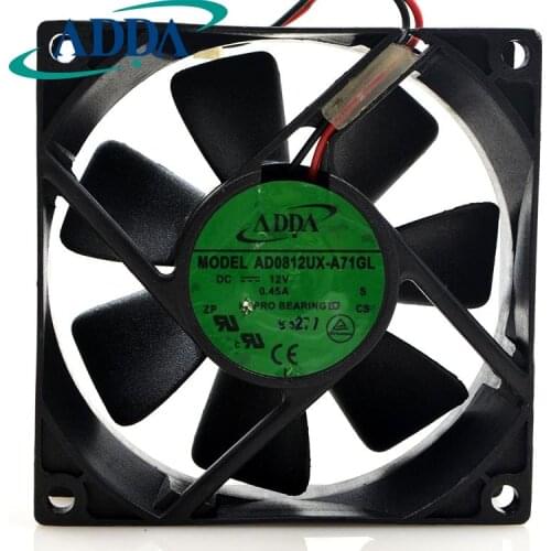 1pcs AD0812UX-A71GL 12V 0.45A 8025 80mm computer case cooling fan