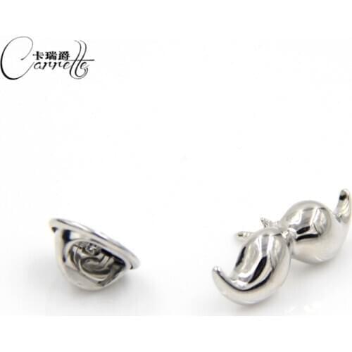 Funny smiley bearded brooch Men and women business jacket brooch Shirt collar buckle