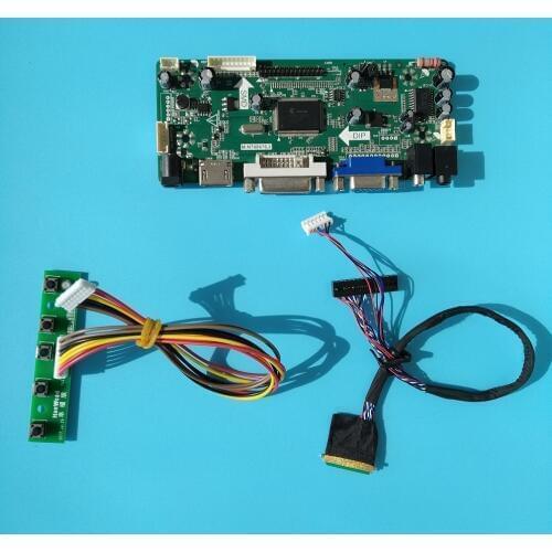 LCD LED HDMI DVI VGA KIT LVDS driver Aduio 40pin controller board for N156BGE-L11/N156BGE-L21 1366X768 Panel Screen