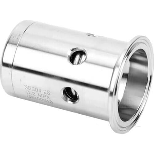 1.5'' 38mm Tri Clamp Ferrule O/D 50.5mm Pressure Relief Safety Valve Sanitary 304 Stainless Beer Brew Fermenter Keg Moonshine