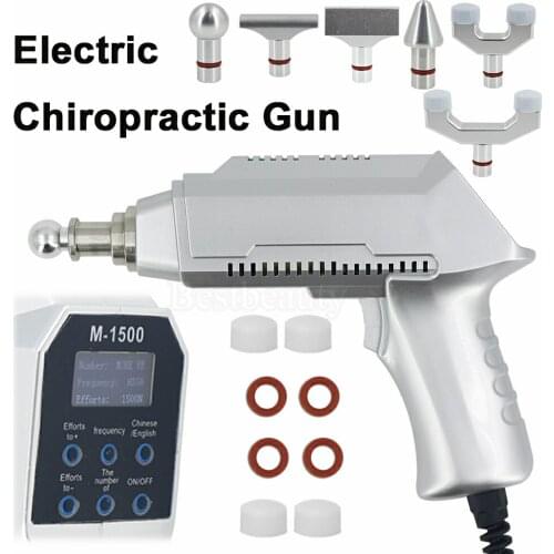 2021 New Electric Correction Gun Adjustable Chiropractic Intensity Therapy Instrument 1500N Correction Massager Gun Top Quality