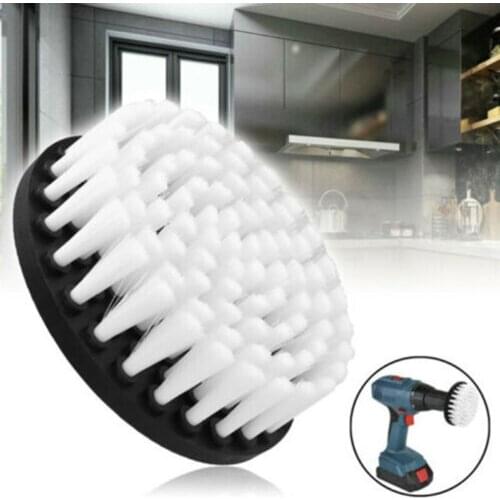 4inch Electric Scrubber Brush Drill Brush Plastic Round Cleaning Brush For Carpet Glass Car Tires Nylon Brushes