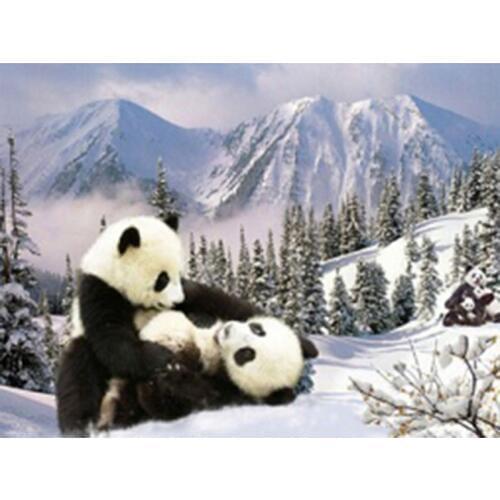 5D Diy Diamond Painting Cross Stitch Animal Panda Home Decor Full Rhinestones Mosaic Inlay Diamond Embroidery Handcraft