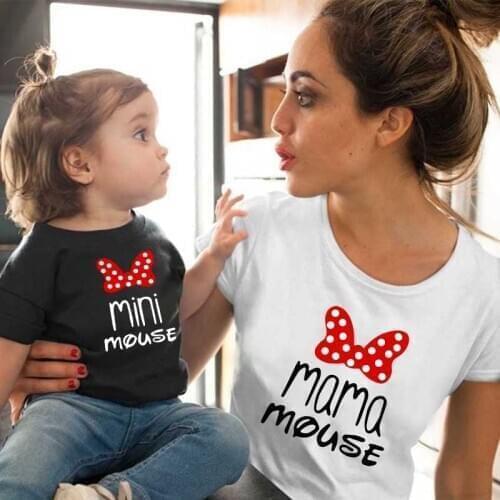 Aini Babe Same T-shirts For Mom And Daughter