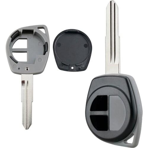 2 Buttons Car Key Fob Case Shell Replacement Remote Cover with TOY43 Blade Fit for AGI LA SUZUKI IGNIS ALTO SX4 VAUXHALL New