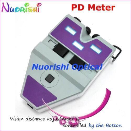 9D Similar Essilor Type Digital PD Meter Pupillometer Pupil Distance Meter Ruler Led target lamp inside