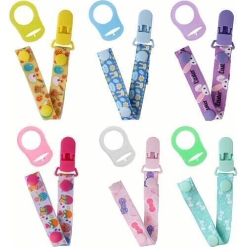 Baby Pacifier Chain with Holder Clip Adapter for MAM Rings Dummy Soother Nipple Leash Strap