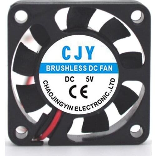 DHL 100Pcs DC4010 Cooling Fan 12V 2 Pin With Dupont Wire Brushless 40*40*10 Cool Fans Part Quiet DC 40m Cooler Radiato