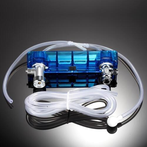 DIY CO2 Aquarium Diffuser Generator System Kit with Pressure Guage Safe Vavle Air Flow Adjuster Aquarium Accessory Fish Tank