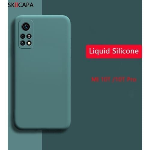 For xiaomi MI 10T 10T Pro 5G Liquid Silicone Camera Lens Full Protection Phone Cover for iaomi Mi 10T Pro Mi10T Pro 5G 10t pro