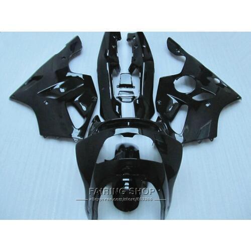ABS plastic fairing kit For Kawasaki ZX6R 94 95 96 97 black fairings set ninja zx6r 1994-1997 UI27