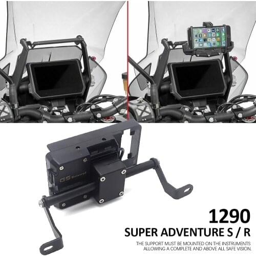 For 1290 SUPER ADVENTURE S R 2017 2018 GPS/SMART PHONE Navigation Bracket