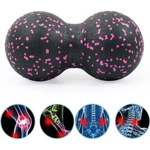 Lacrosse Myofascia Ball Peanut Massage Ball High Density Fascia Lightweight Fitness Relieve Pain Body Ball Yoga Exercise K1M8