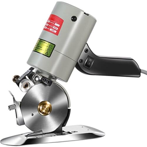 New round knife cutting machine clothing electric scissors BJ-90 leather cloth paper handheld cloth cutting machine