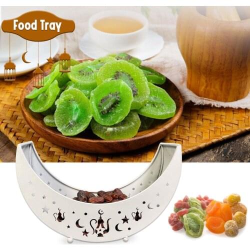 Tray Tableware Dessert Food Storage Container Muslim Eid Food Tray Moon Serving Tray Ramadan Muslim Islamic Party Supply