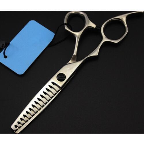 Professional Left handed japan 440c 6 inch Matte hair scissors set cutting barber makas thinning shears hairdressing scissors