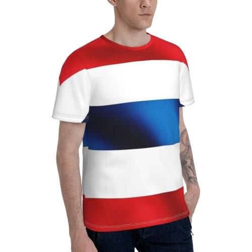 Promo Baseball Thailand Flag T-shirt Funny Graphic Mens T Shirt Print Cool R333 Tops Tees European Size