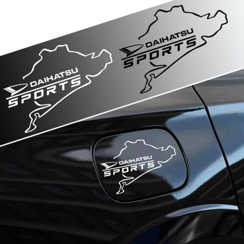 Car Styling Tank Cap Trunk Fashion Creative Decoration Sticker Decals For Daihatsu Yrv Scion Venza Datsun Accessories