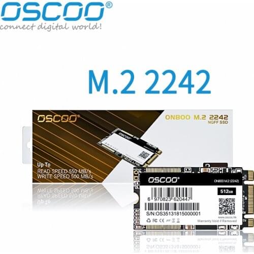 Oscoo MLC SSD 500gb M2 NGFF M.2 2242 SATA 120GB 240GB 512GB Size 2242MM Internal Solid State Drive Hard Disk For computer Laptop
