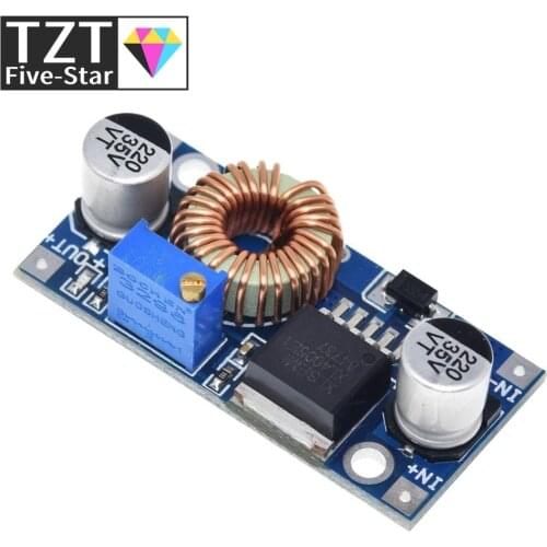 TZT XL4005 DSN5000 Beyond LM2596 DC-DC adjustable step-down 5A power Supply module,5A Large current Large power