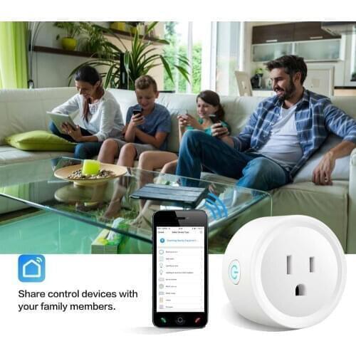 Smart Power Plug 10A Graffiti Program Amazing Echo Google Home Smart Home Socket Safety WIFI 100-240V Electrical Instruments